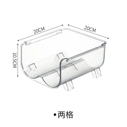 Stackable Cup Holder Suitable for Cabinets Kitchen Storage Organization and Storage Water Bottle Holder Plastic Refrigerator