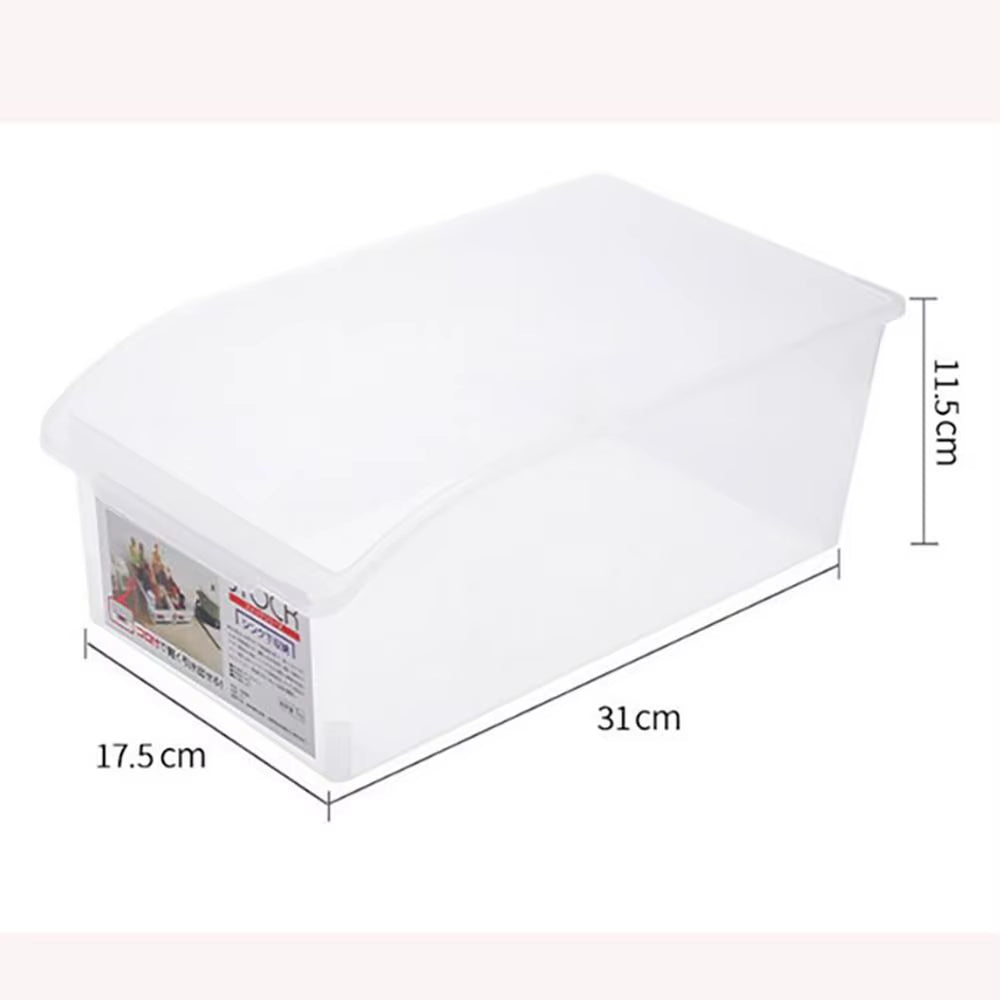 Trendy Large-Capacity Storage Box Household Space Saving Refrigerator Organizer Bins Rectangular Kitchen Dispenser Kitchen